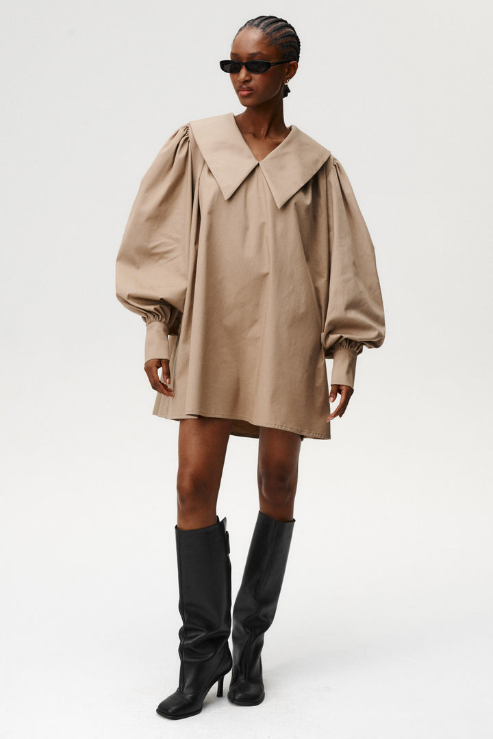 Love Letter Dress Beige - Undress Code EUR